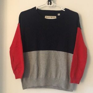 Jack Wills Colorblock Knit Sweater